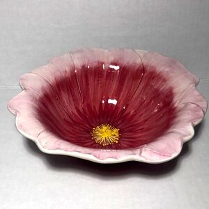 🌺 HIBISCUS BOWL HAND PAINTED